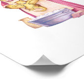 ツリーカンガルー母と子供8 x 10プリント ポスター (角)