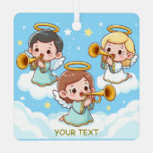 ツリーガーディアンジェルス遊トランペット メタルオーナメント (裏面)