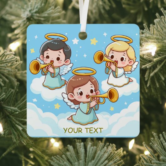 ツリーガーディアンジェルス遊トランペット メタルオーナメント (インサイチュ)