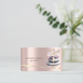 ツリーガールエレガントシルエットロータスゼンストーンズ 名刺 (スタンド正面)