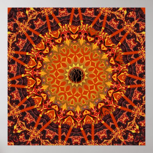 ツリーキャノピー詳細プリント ポスター (正面)