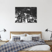 ツリーキャノピーII、ビュートパーク、カーディフ キャンバスプリント (インサイチュ (寝室))