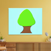 ツリーキャンバス印刷 キャンバスプリント (インサイチュ (リビング))