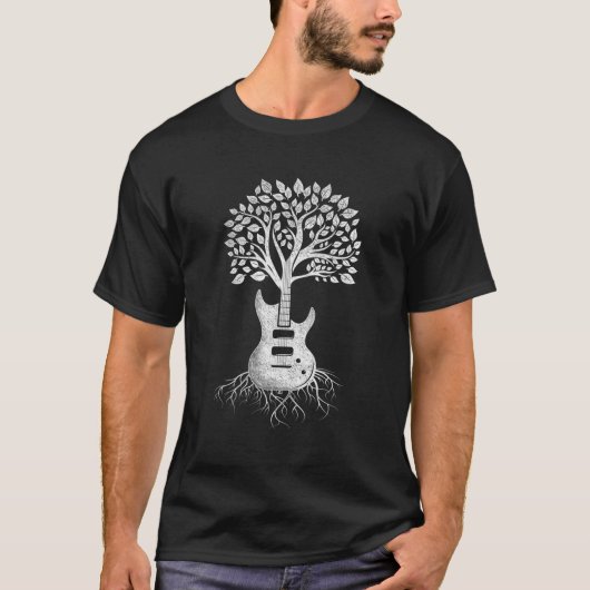 ツリーギター Tシャツ (正面)