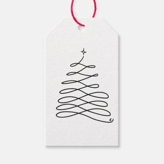 ツリーギフトラベル ギフトタグ (正面)
