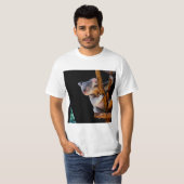 ツリーグレーでかわいいコアラ Tシャツ (正面フル)