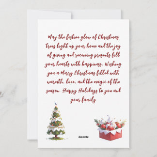 ツリーグロウ＆プレゼント シーズンカード