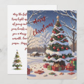 ツリーグロー＆プレゼンツ シーズンカード (正面/裏面)