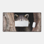 ツリーケーブにレイクーン デスクマット (キーボード&マウス)