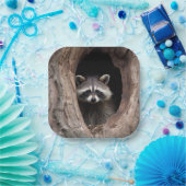 ツリーケーブにレイクーン ペーパープレート (パーティー)