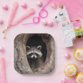 ツリーケーブにレイクーン ペーパープレート (パーティー)