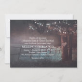 ツリーサマー素朴アウトドア結婚式招待状 招待状 (正面)