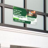 ツリーサーカスタマイズビスARBORISTスタンプグラインダーフェンック 横断幕 (ビルの外側)