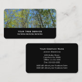 ツリーサービスの名刺 名刺 (正面/裏面)