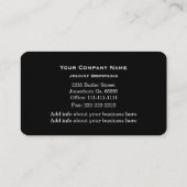 ツリーサービスの名刺 名刺 (裏面)