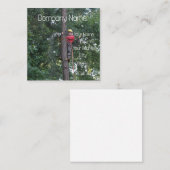 ツリーサービス事業 スクエア名刺 (正面/裏面)