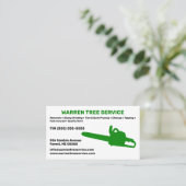 ツリーサービス会社の名刺 名刺 (スタンド正面)