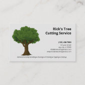 ツリーサービス会社 名刺 (正面)
