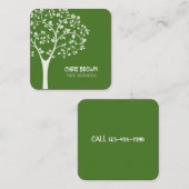 ツリーサービス スクエア名刺 (正面/裏面)