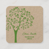 ツリーサービス スクエア名刺 (正面)