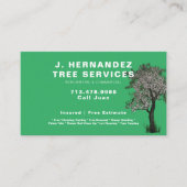 ツリーサービス 名刺 (正面)