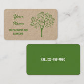 ツリーサービス 名刺 (正面/裏面)