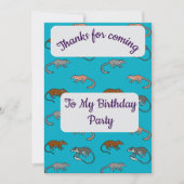 ツリーシュリーズサンキューカード 招待状 (正面)