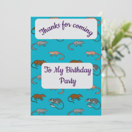 ツリーシュリーズサンキューカード 招待状