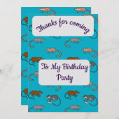 ツリーシュリーズサンキューカード 招待状 (正面/裏面)