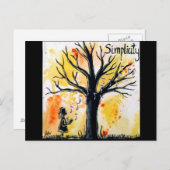 ツリーシリーズ：シンプル ポストカード (正面/裏面)