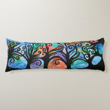 ツリーシルエット体クッション