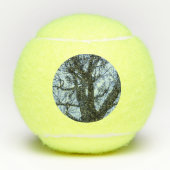 ツリーシルエット写真テニスボール テニスボール (正面)