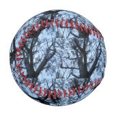 ツリーシルエット写真野球 野球ボール (正面左)