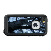 ツリーシルエット写真電話ケース LifeProof iPhoneケース (裏面横)