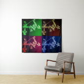 ツリーシルエットinフォーシーズンズタペストリー タペストリー (インサイチュ(横))