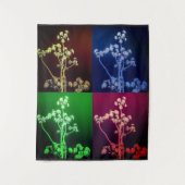 ツリーシルエットinフォーシーズンズタペストリー タペストリー (正面)