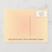 ツリーシルフートサンセットはがき ポストカード (裏面)