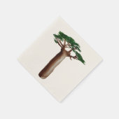 ツリースケッチカクテル紙ナプキンス スタンダードカクテルナプキン (角)