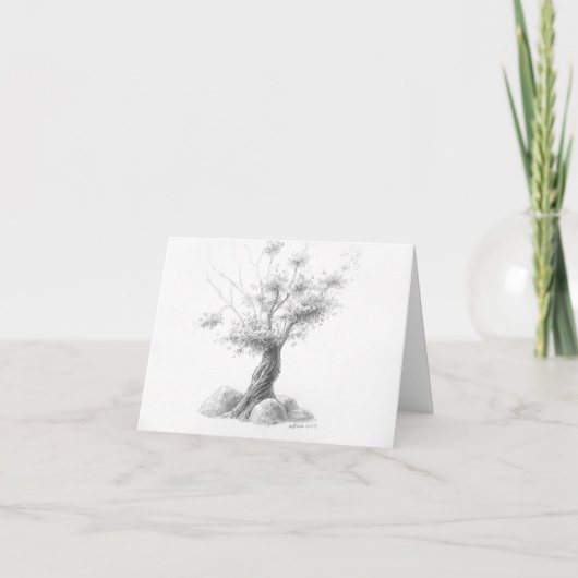 ツリースケッチカード – 19_10_17 カード (正面)