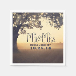 ツリーストリングラ素朴イト スタンダードカクテルナプキン