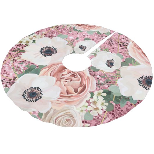 ツリースパーソナライズされたカート幾何ガーデンバラ金ゴールド ブラッシュドポリエステルツリースカート (アングル)