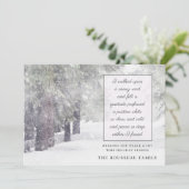 ツリーズインウィンタースノーホリデー招待状 招待状 (スタンド正面)