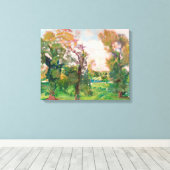 ツリーズインヴィラボルゲーゼバイアルマンドスパディニキャンバス キャンバスプリント (インサイチュ (ウッドフロア))