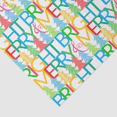 ツリーズカラフルホリデーティッシュペーパー 薄葉紙 (詳細)