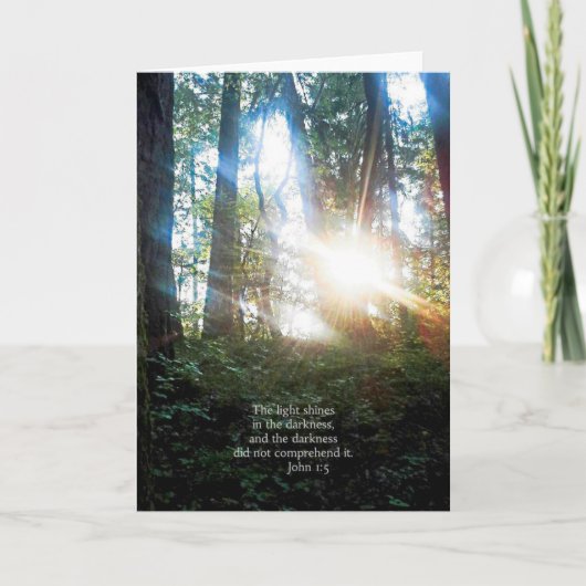 ツリーズキリスト教聖書詩聖なる書物、 経典創造説 カード (正面)