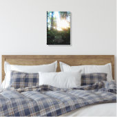 ツリーズクリスチャン聖書聖句聖なる書物、 経典創造芸術 キャンバスプリント (インサイチュ (寝室))