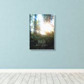 ツリーズクリスチャン聖書聖句聖なる書物、 経典創造芸術 キャンバスプリント (インサイチュ (ウッドフロア))