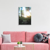 ツリーズクリスチャン聖書聖句聖なる書物、 経典創造芸術 キャンバスプリント (インサイチュ (リビング))