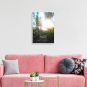 ツリーズクリスチャン聖書聖句聖なる書物、 経典創造芸術 キャンバスプリント (インサイチュ (リビング))