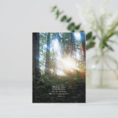 ツリーズクリスチャン聖書聖句聖なる書物、 経典創造芸術 ポストカード (スタンド正面)